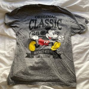 vintage grey original classic mickey mouse shirt